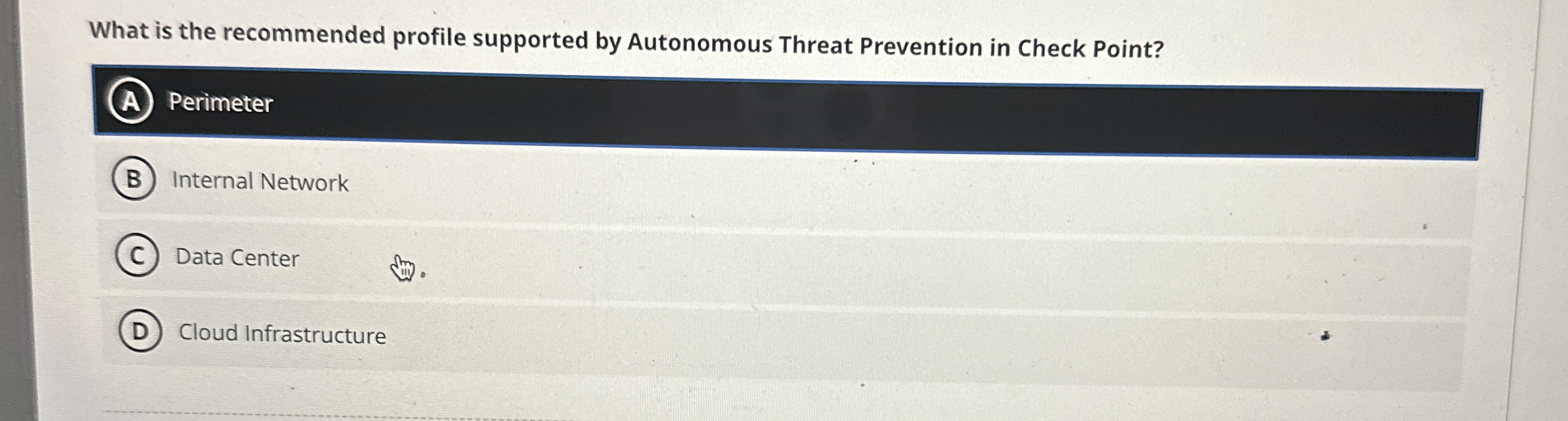 What is the recommended profile supported by