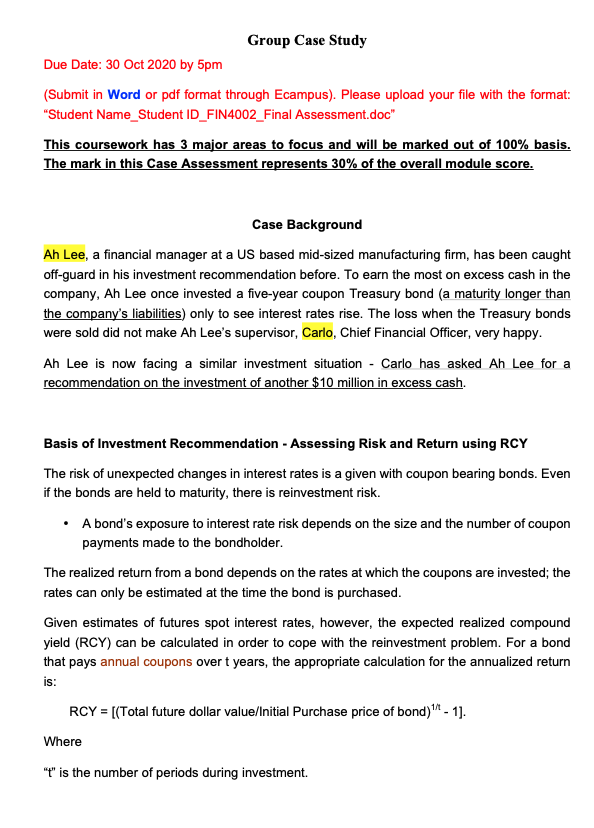 if the interest rate rises, what would be