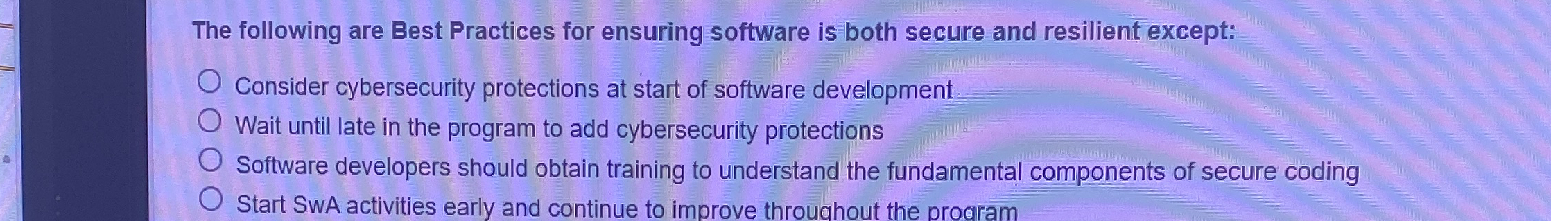 The following are Best Practices for ensuring