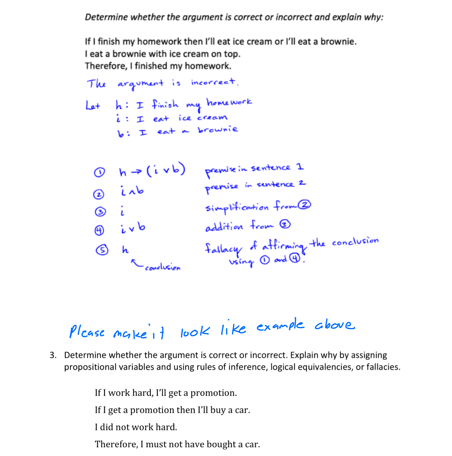 Determine whether the argument is correct or