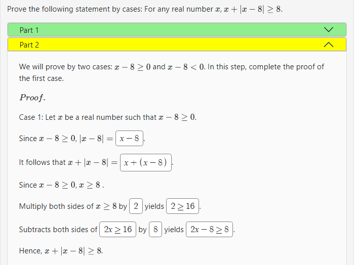 E n t e r e d A n s w e r P r e v i e w C h o i c