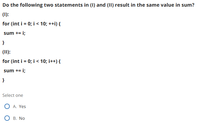 Do the following two statements in ( I ) and ( II