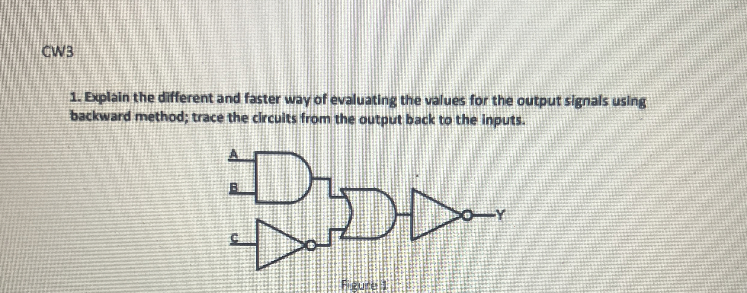 How can I figure out CW 3 Explain the different