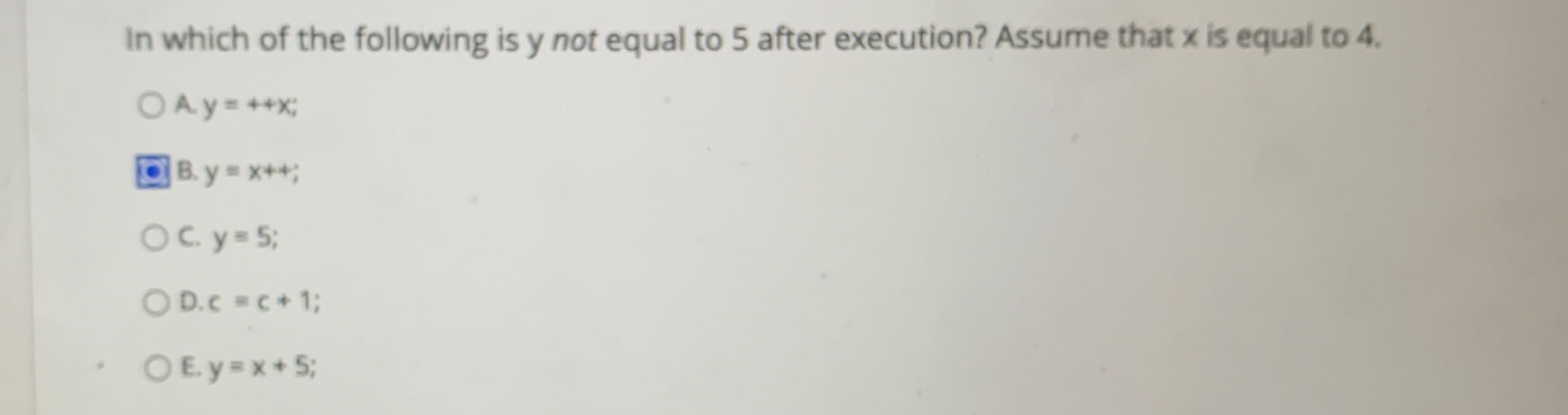 1 2 4 0 6 8 In which of the following is y not