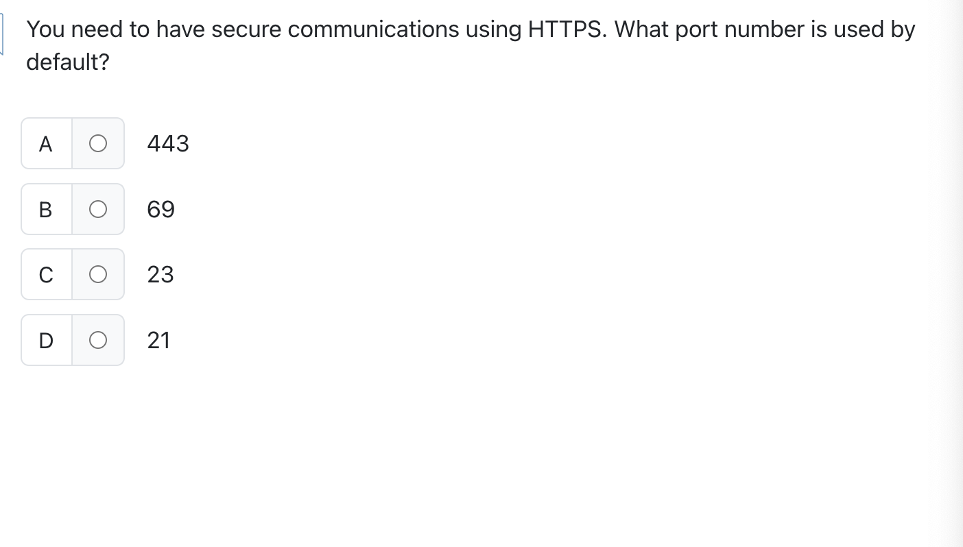 You need to have secure communications using
