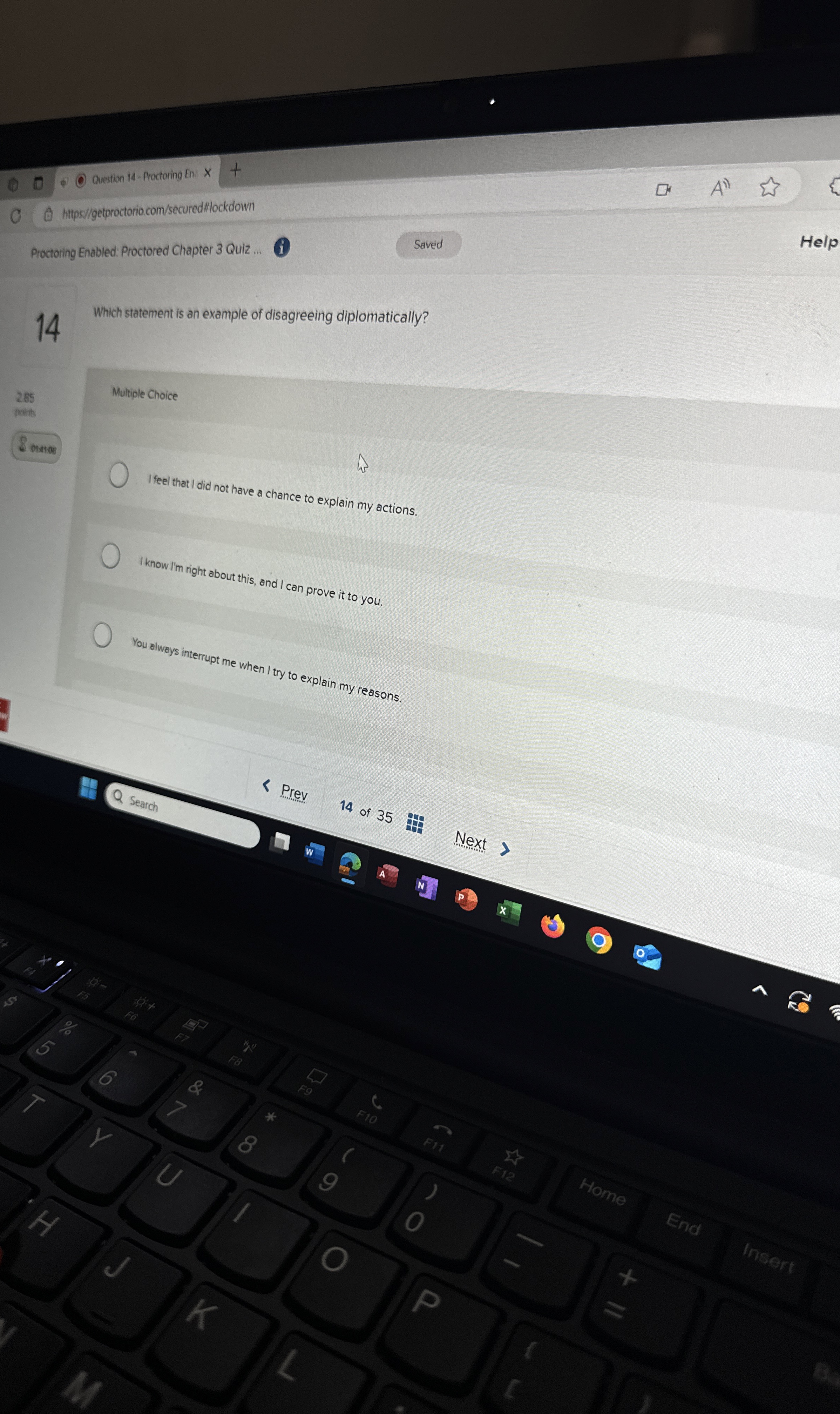 1 4 Which statement is an example of disagreeing