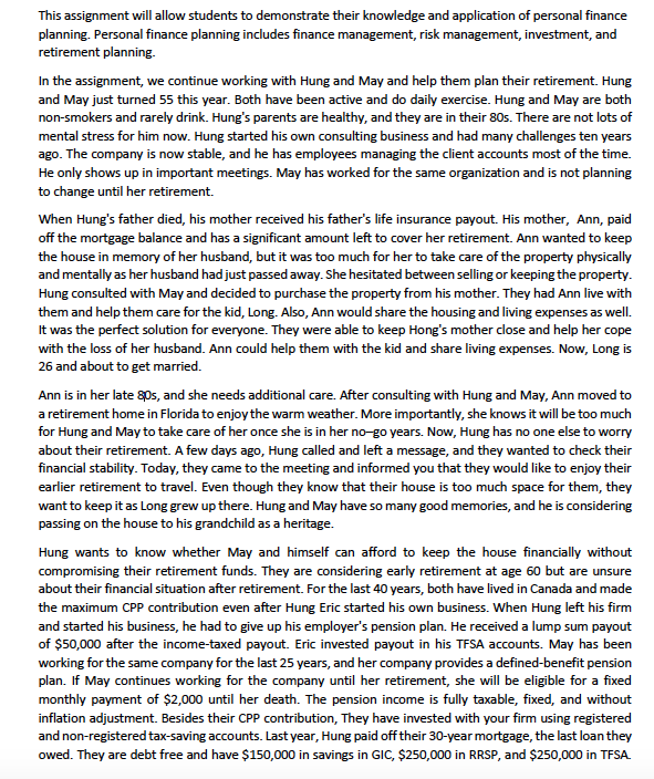 This assignment will allow students to