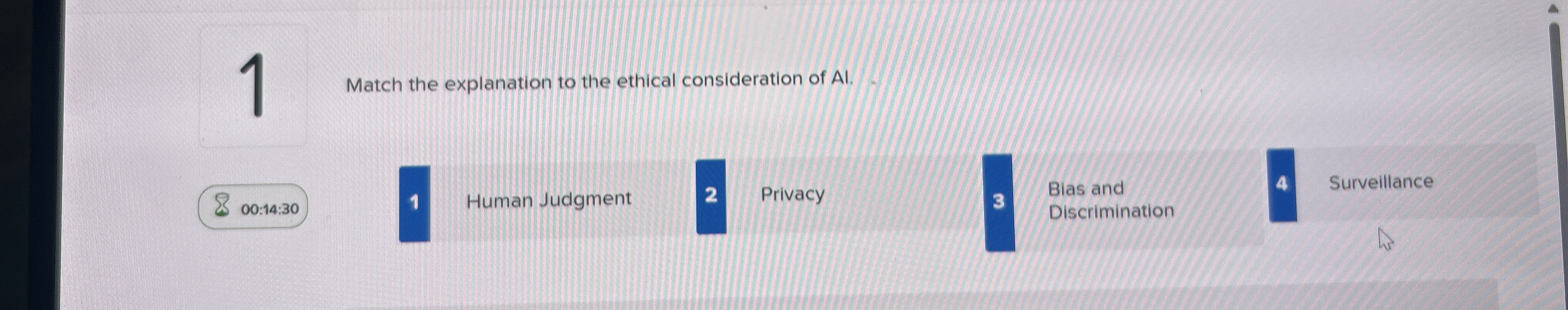 Match the explanation to the ethical