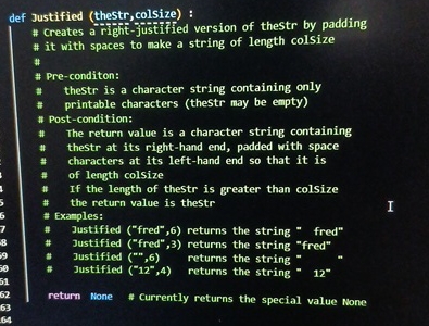 give the program from the given comment