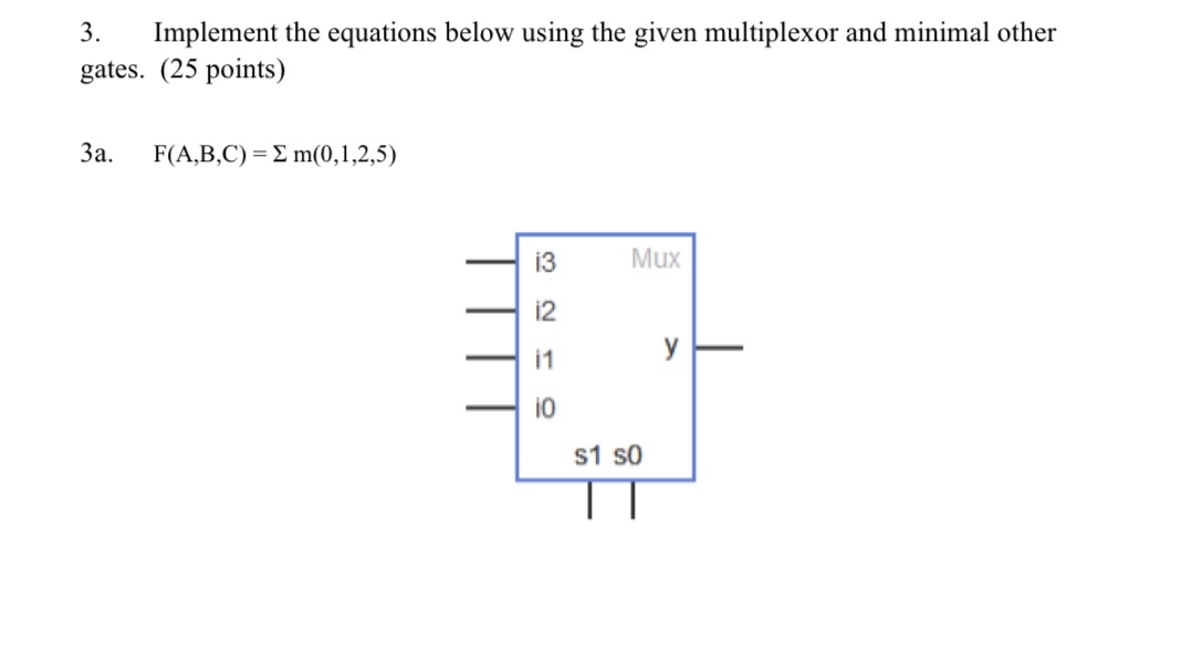 Implement the equations below using the given
