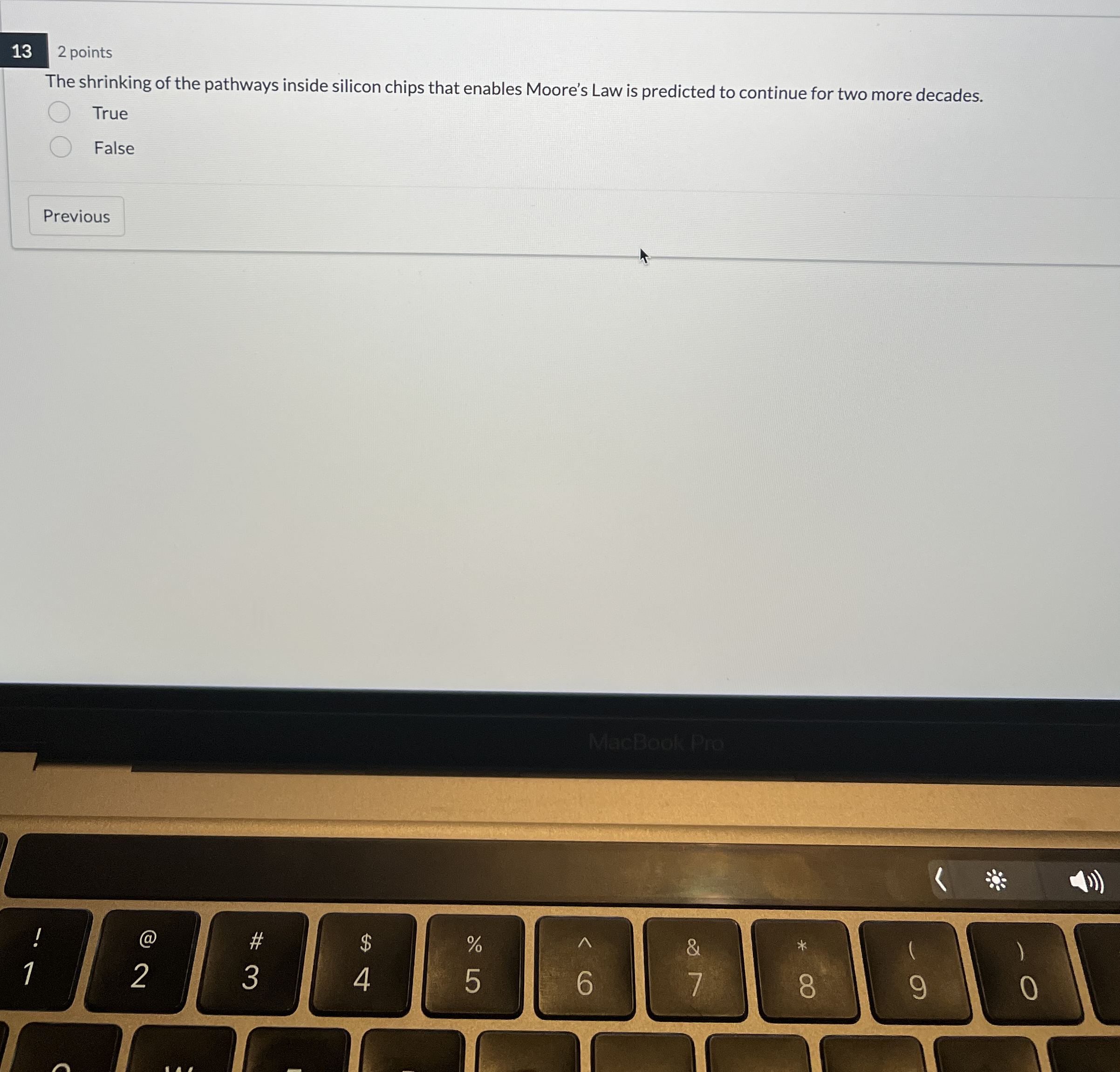 The shrinking of the pathways inside silicon