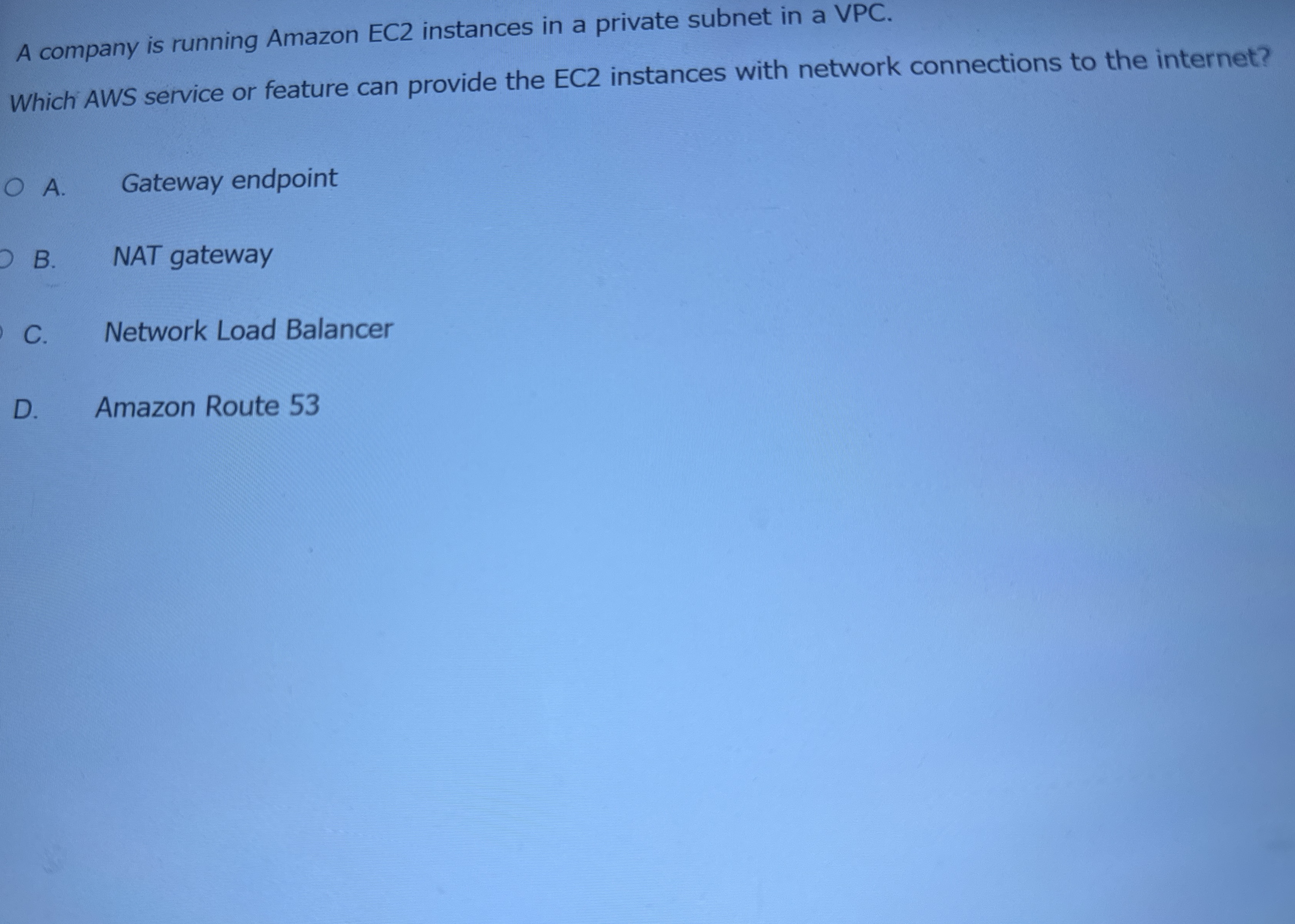 A company is running Amazon EC 2 instances in a