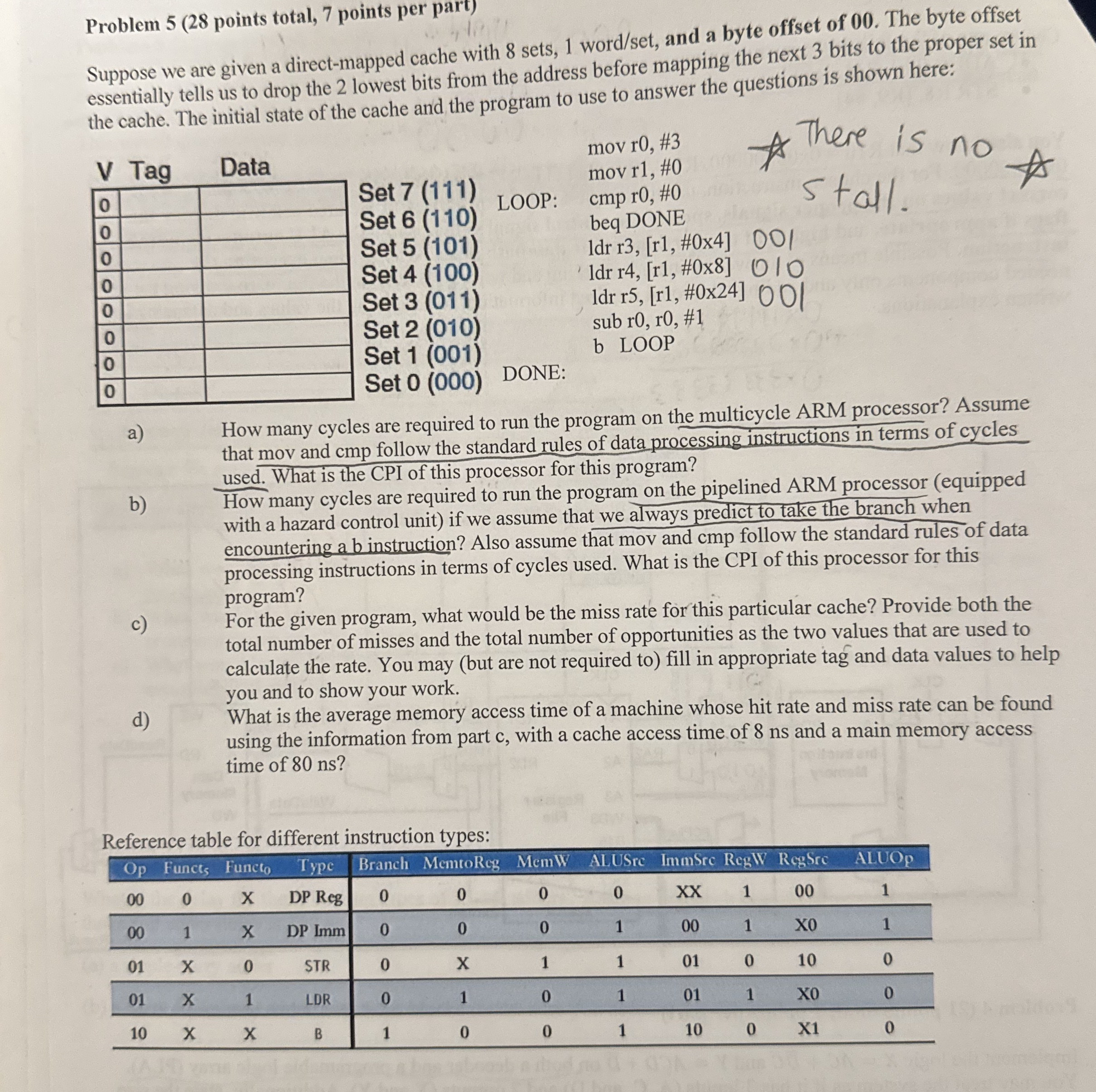 Problem 5 ( 2 8 points total, 7 points per part )