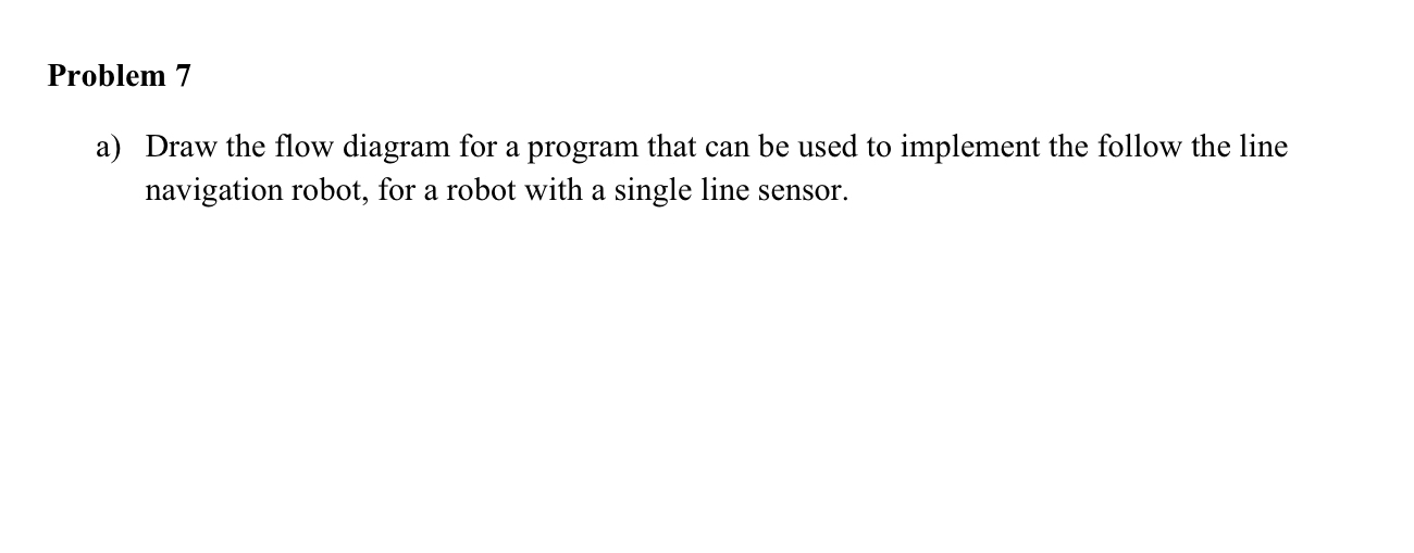 Problem 7 a ) Draw the flow diagram for a program