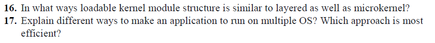 1 6 . In what ways loadable kernel module