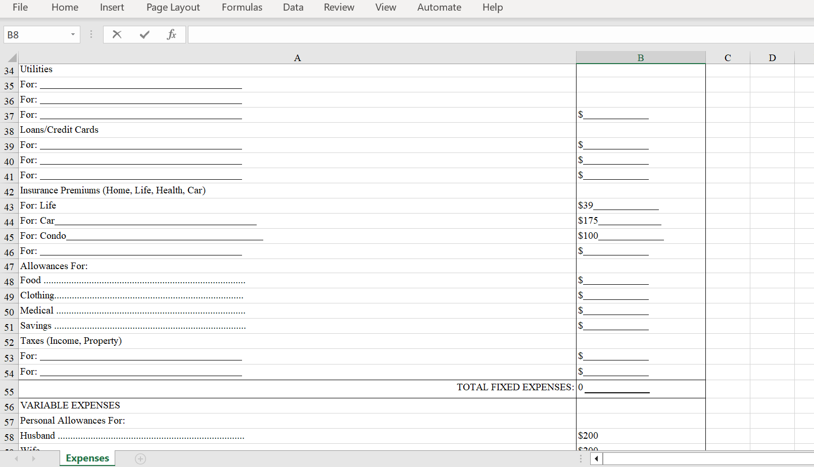 Please read the instructions and the data