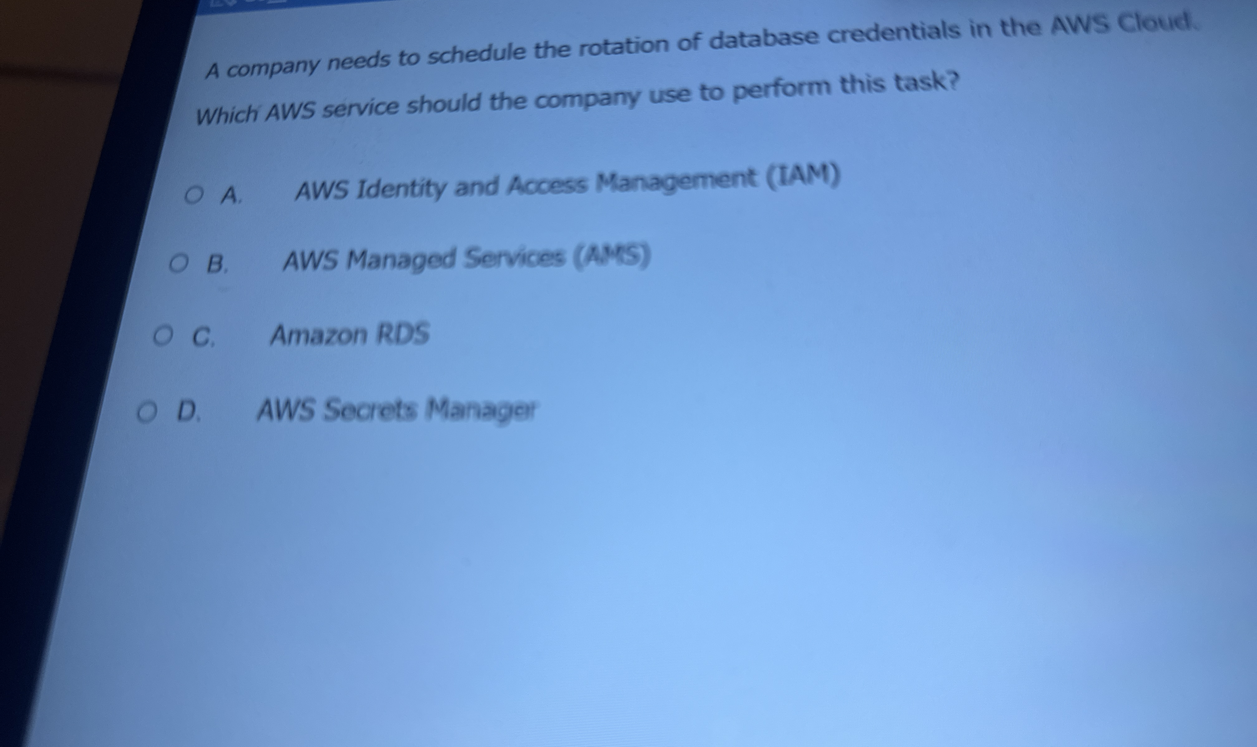 A company needs to schedule the rotation of