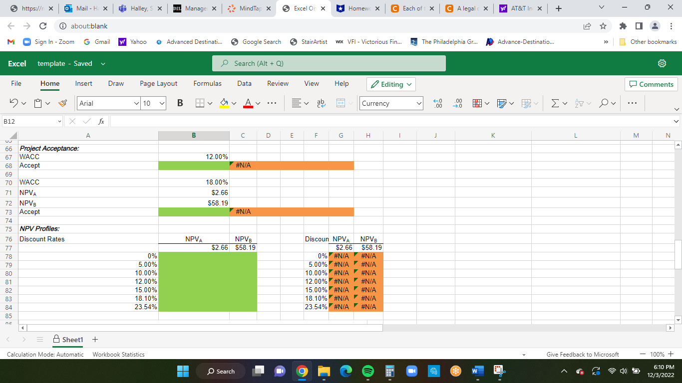 Excel Online Structured Activity: Capital