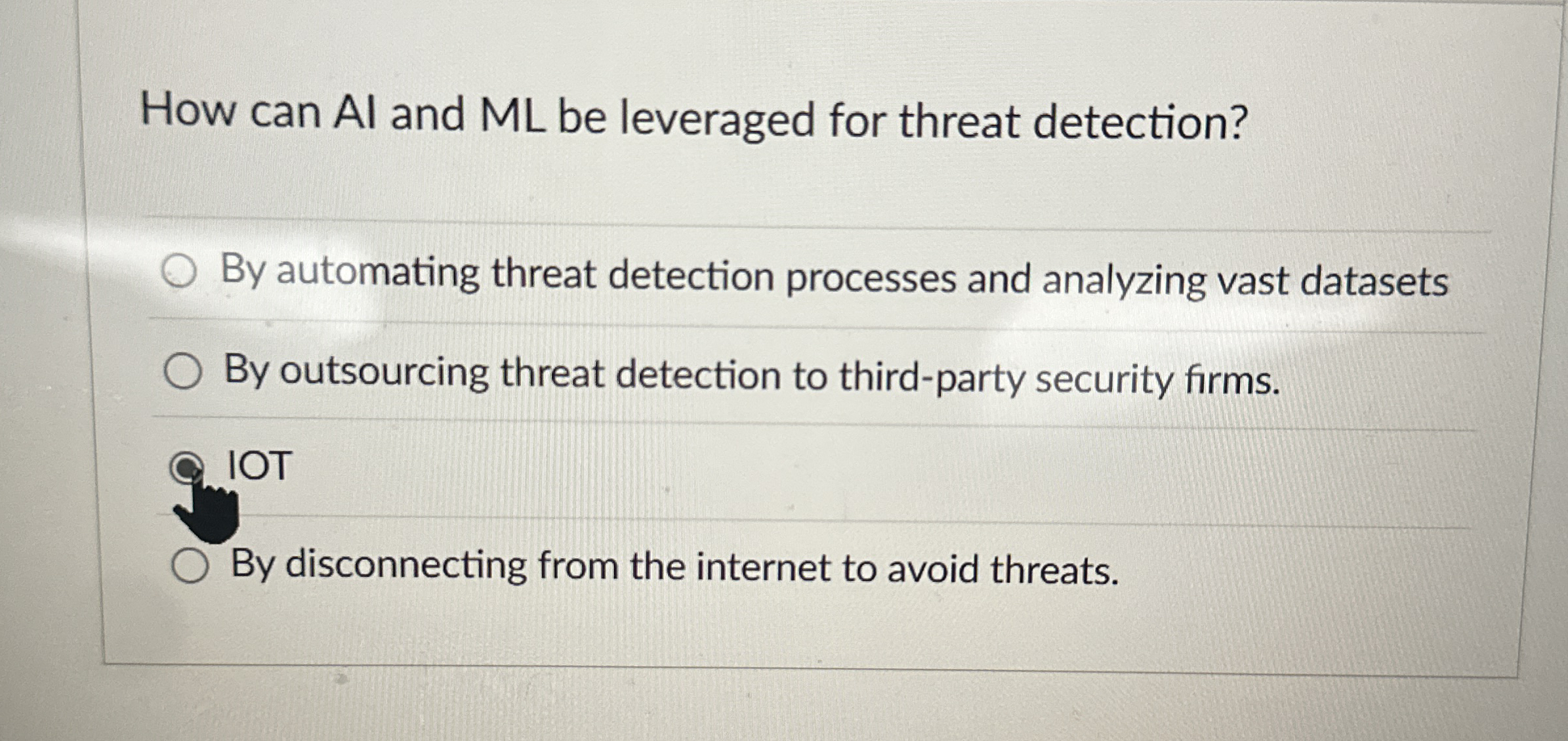 How can Al and ML be leveraged for threat