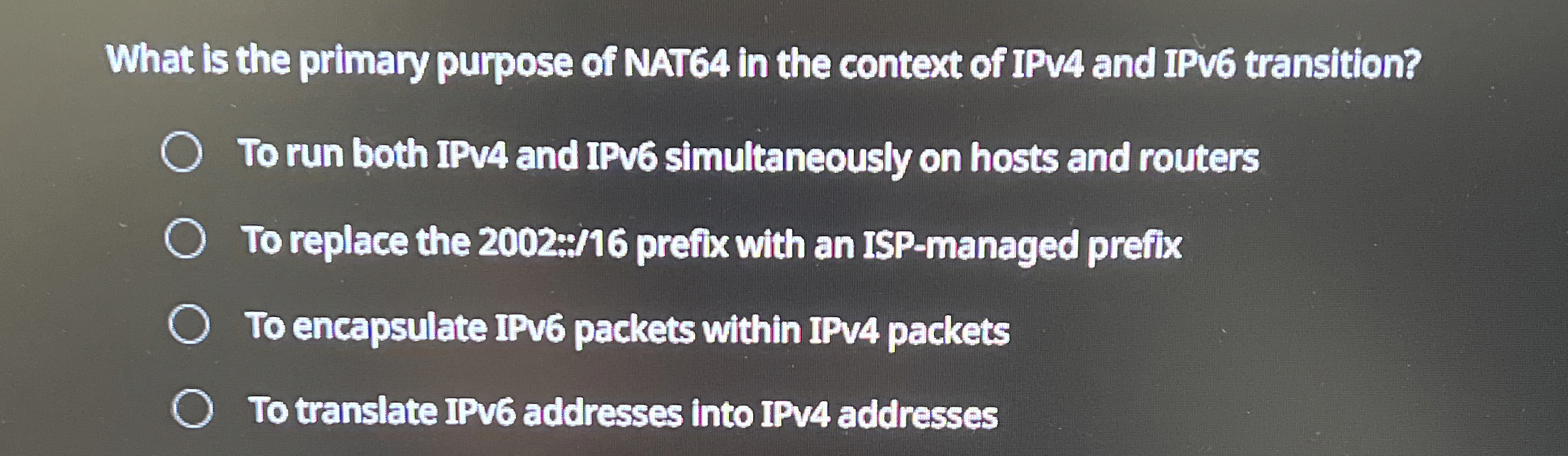 What is the primary purpose of NAT 6 4 in the