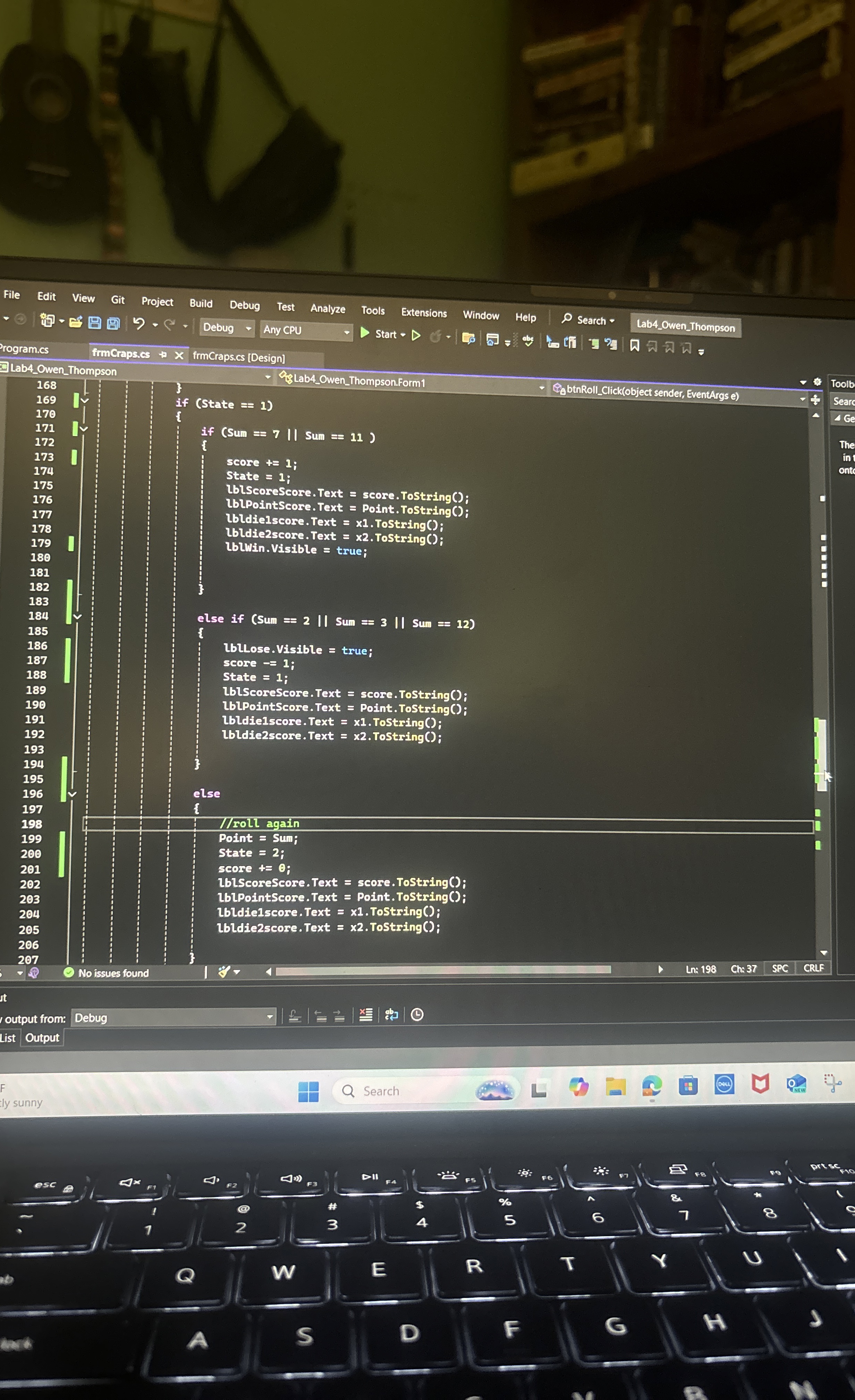 I don't know why the score is going up everytime