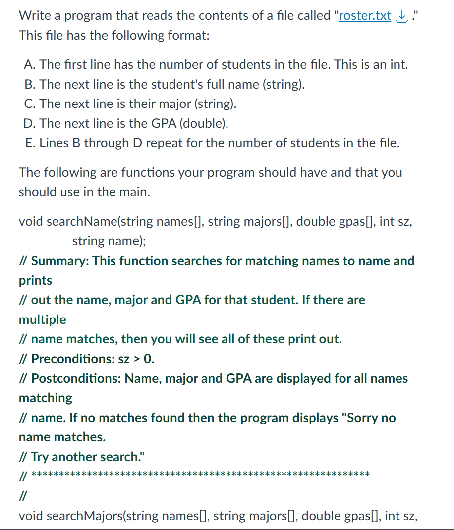 Write a program that reads the contents of a file