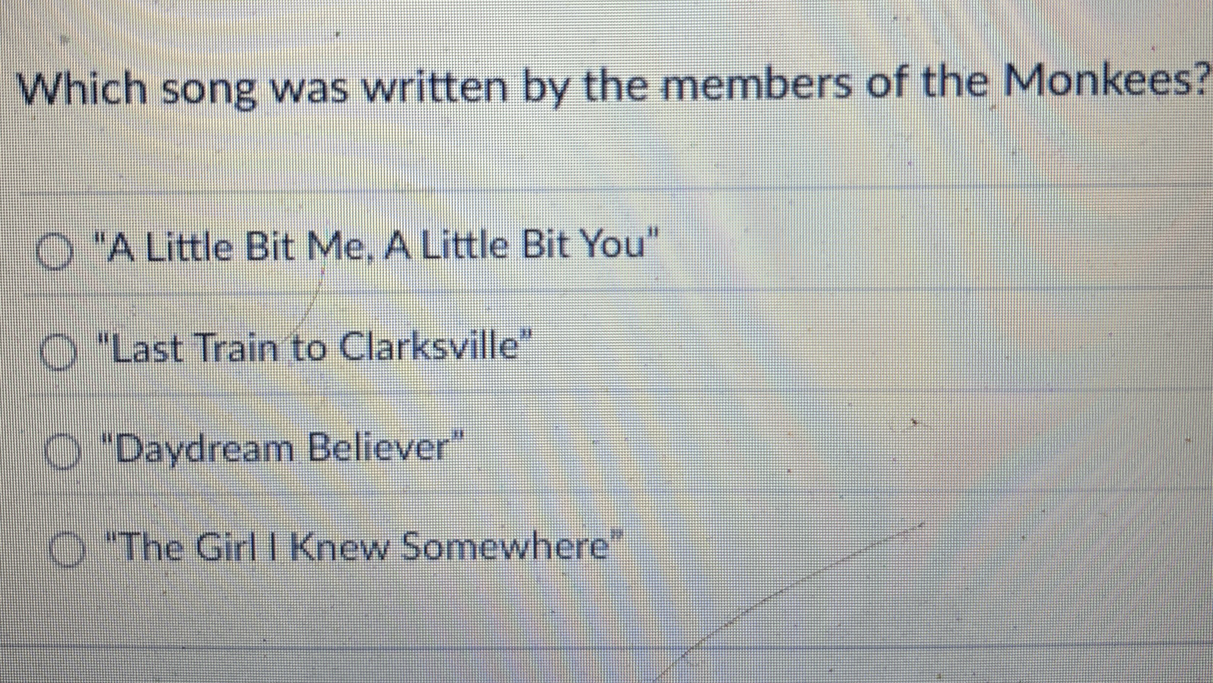 Which song was written by the members of the