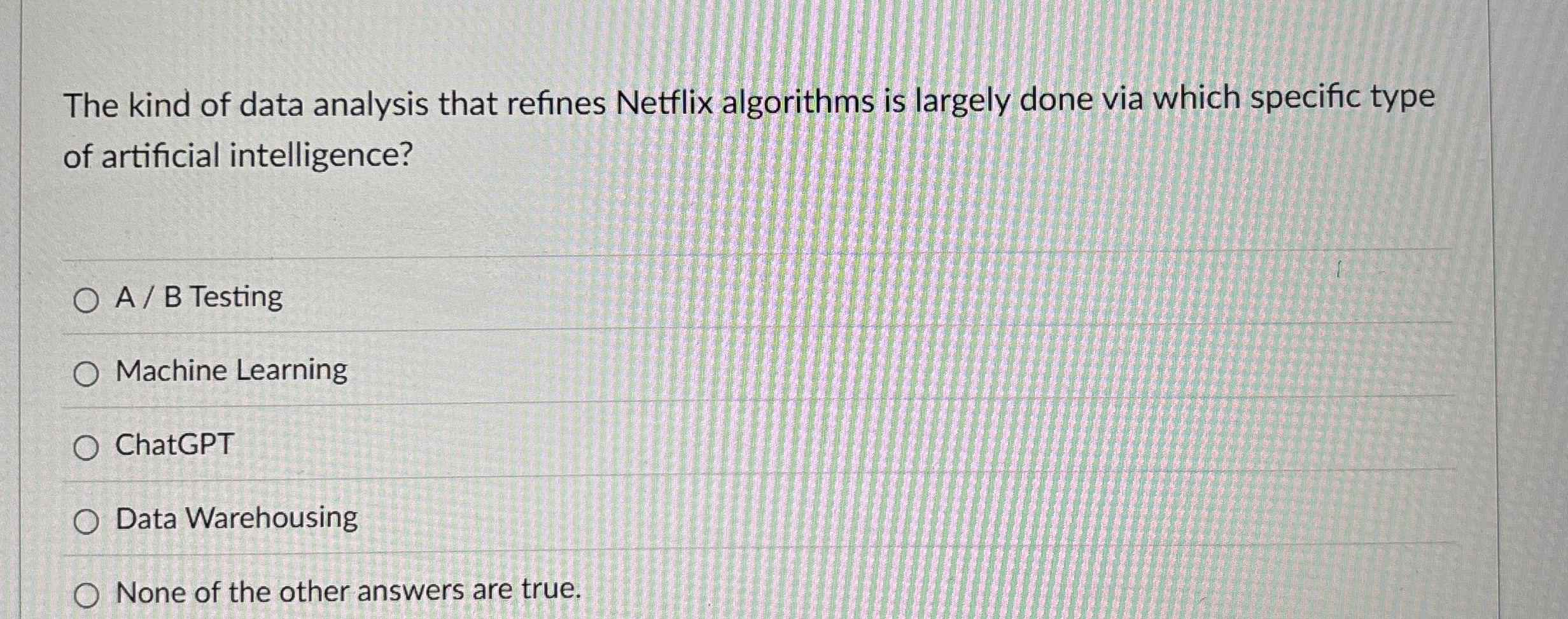The kind of data analysis that refines Netflix