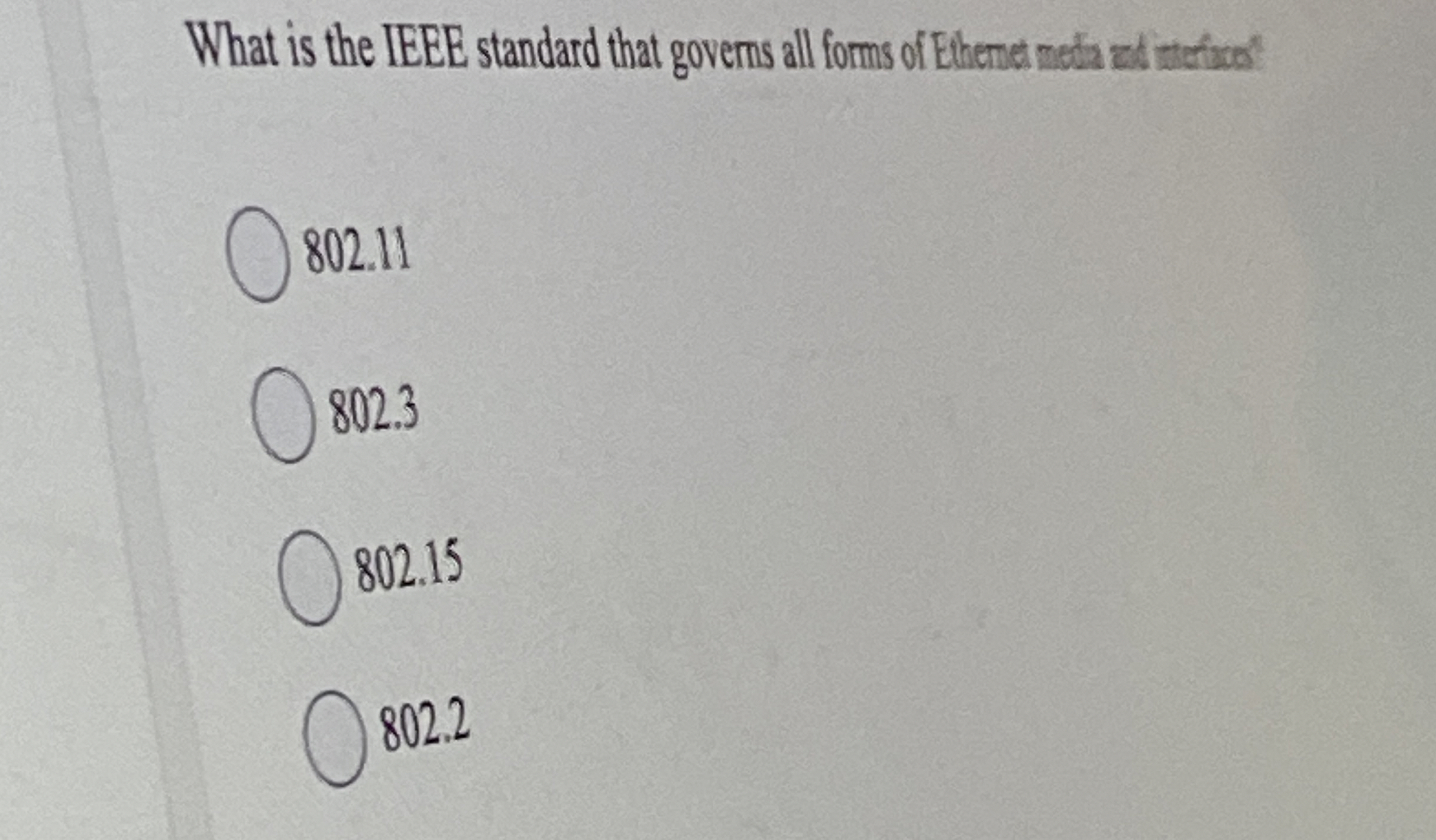 What is the IEEE standard that govems all forms