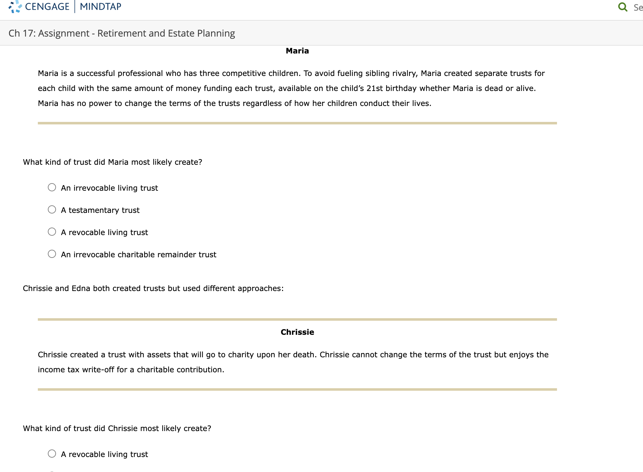 Option Blanks A. Does not avoid, avoids B.