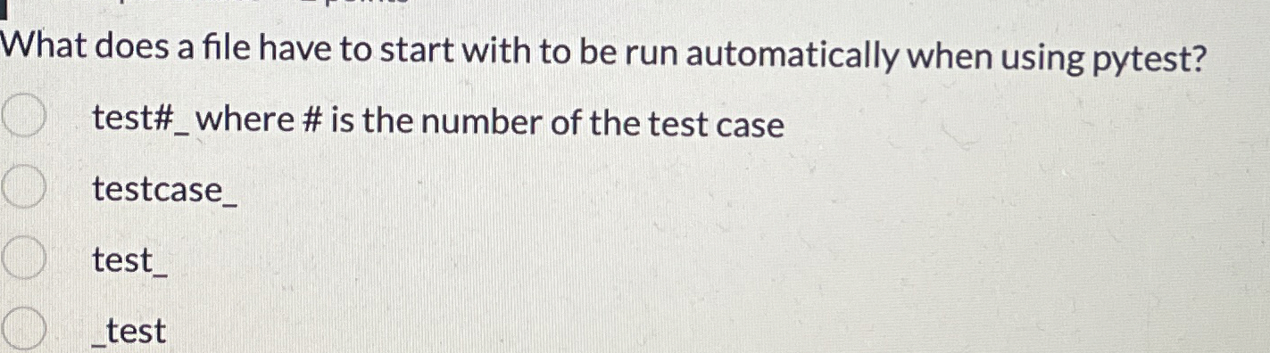 What does a file have to start with to be run