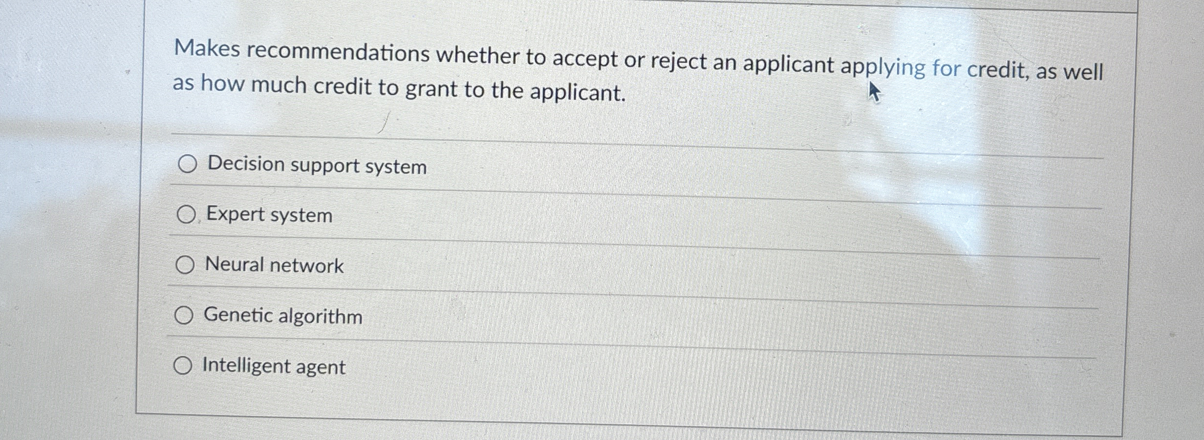 Makes recommendations whether to accept or reject