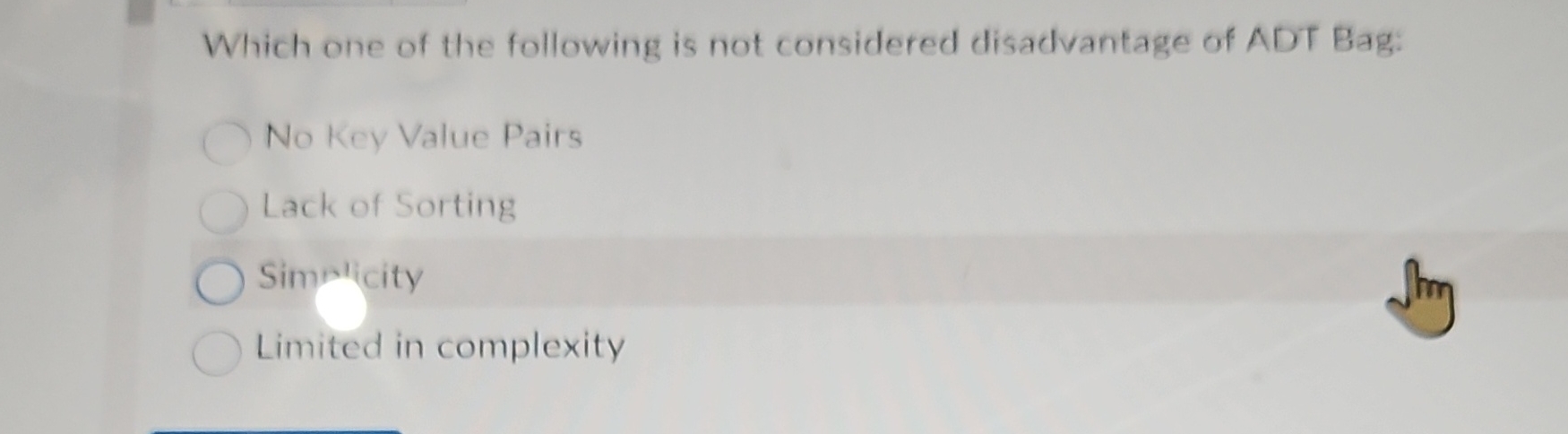 Which one of the following is not considered