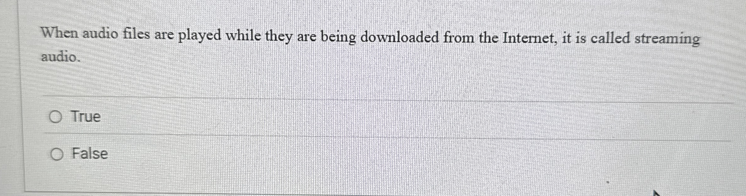 When audio files are played while they are being