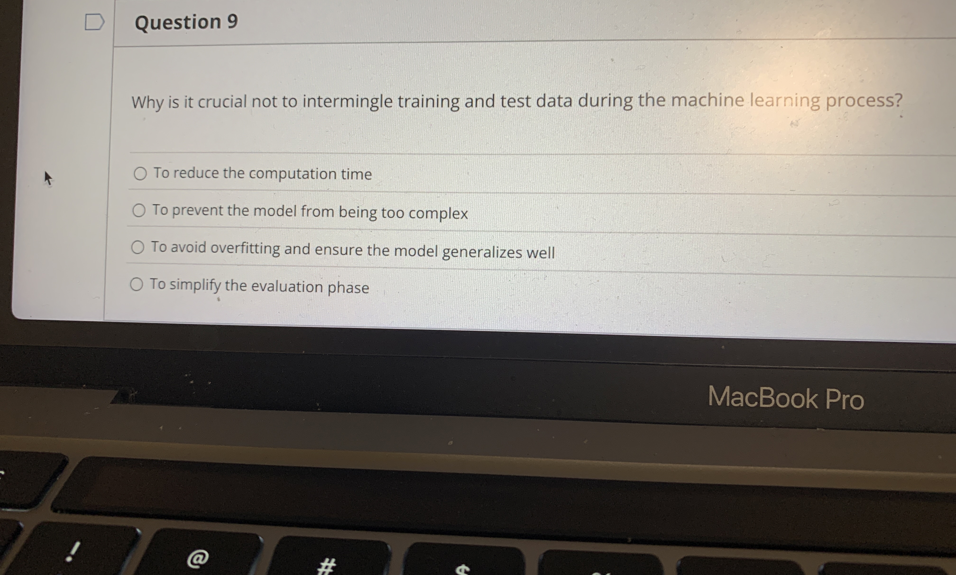 Question 9 Why is it crucial not to intermingle
