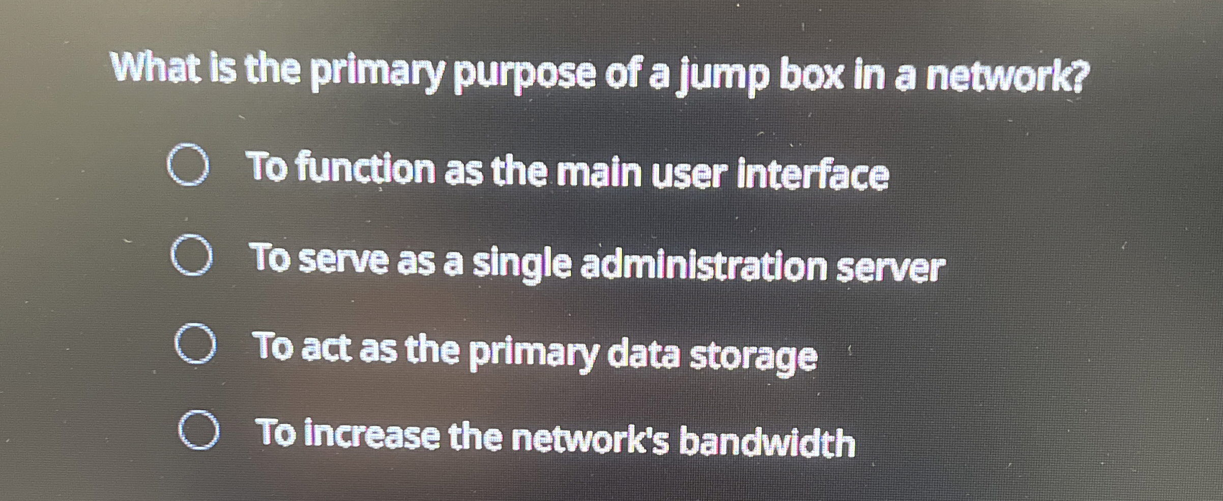 What is the primary purpose of a jump box in a