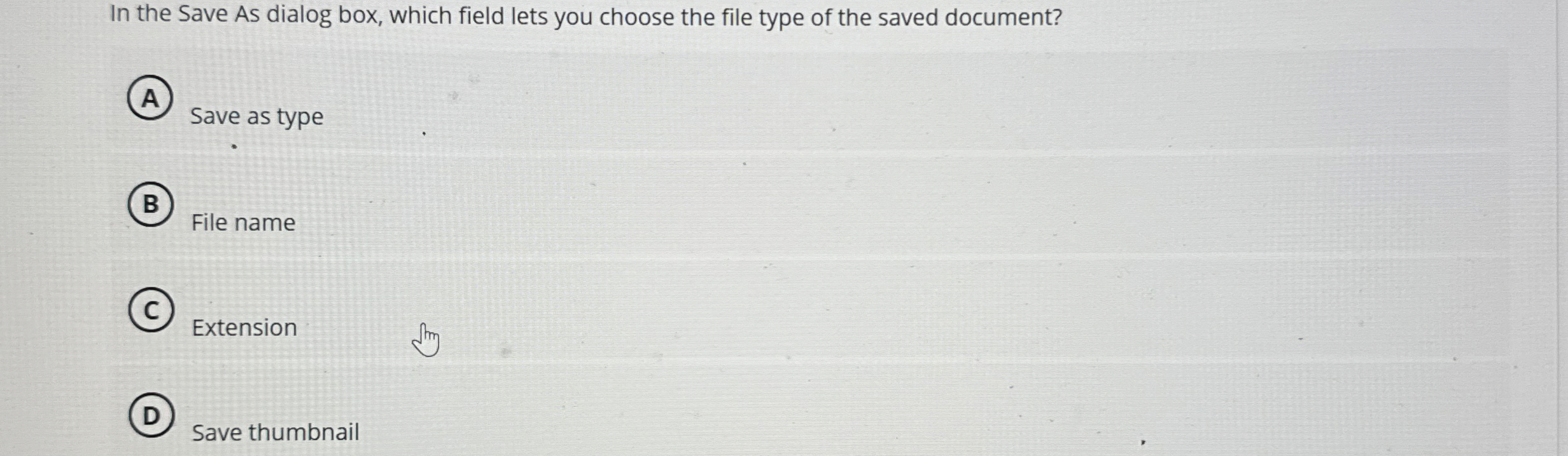 In the Save As dialog box, which field lets you
