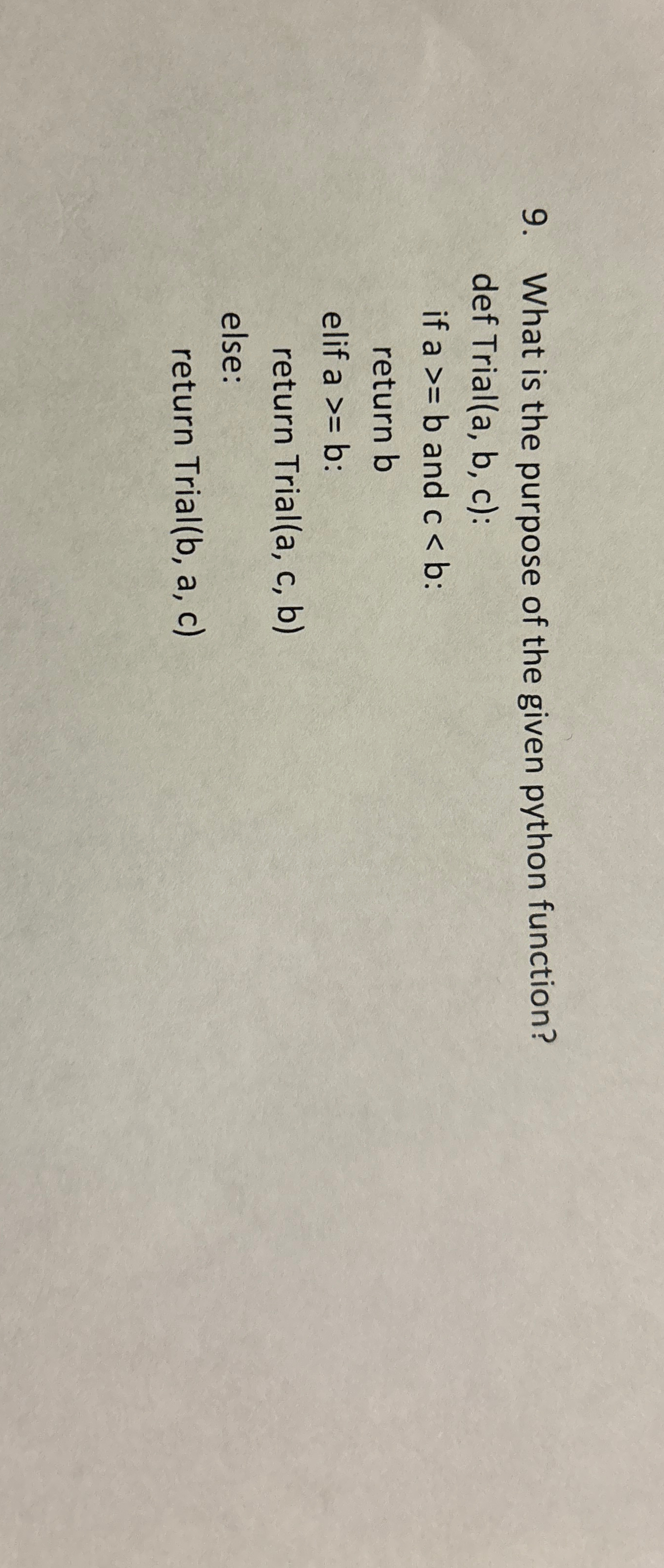 What is the purpose of the given python function?