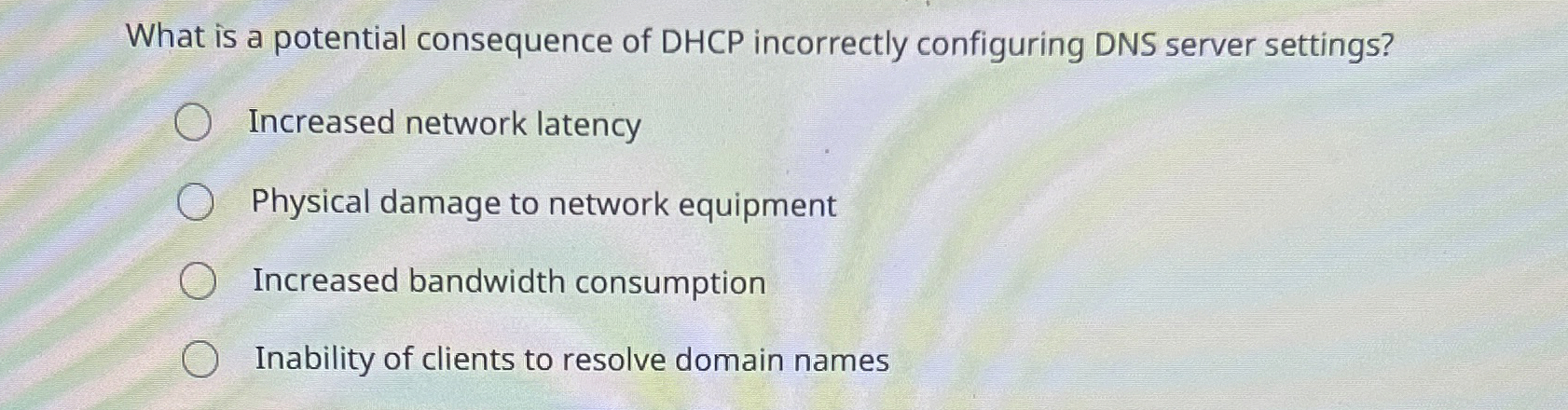 What is a potential consequence of DHCP