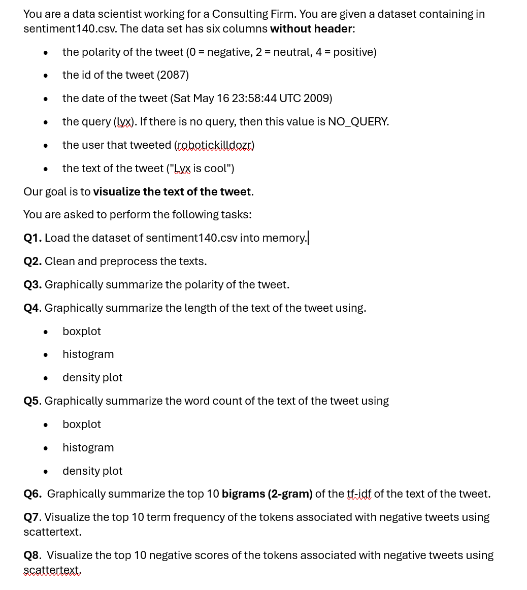 You are a data scientist working for a Consulting