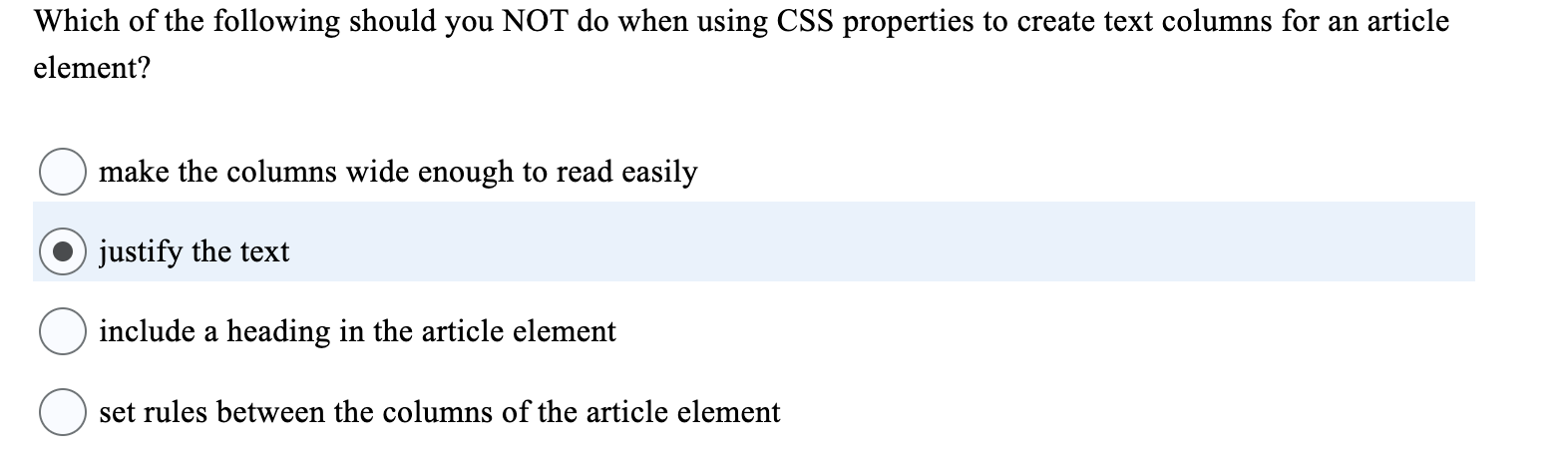 Which of the following should you NOT do when