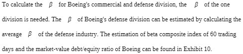 To calculate the f for Boeing's commercial