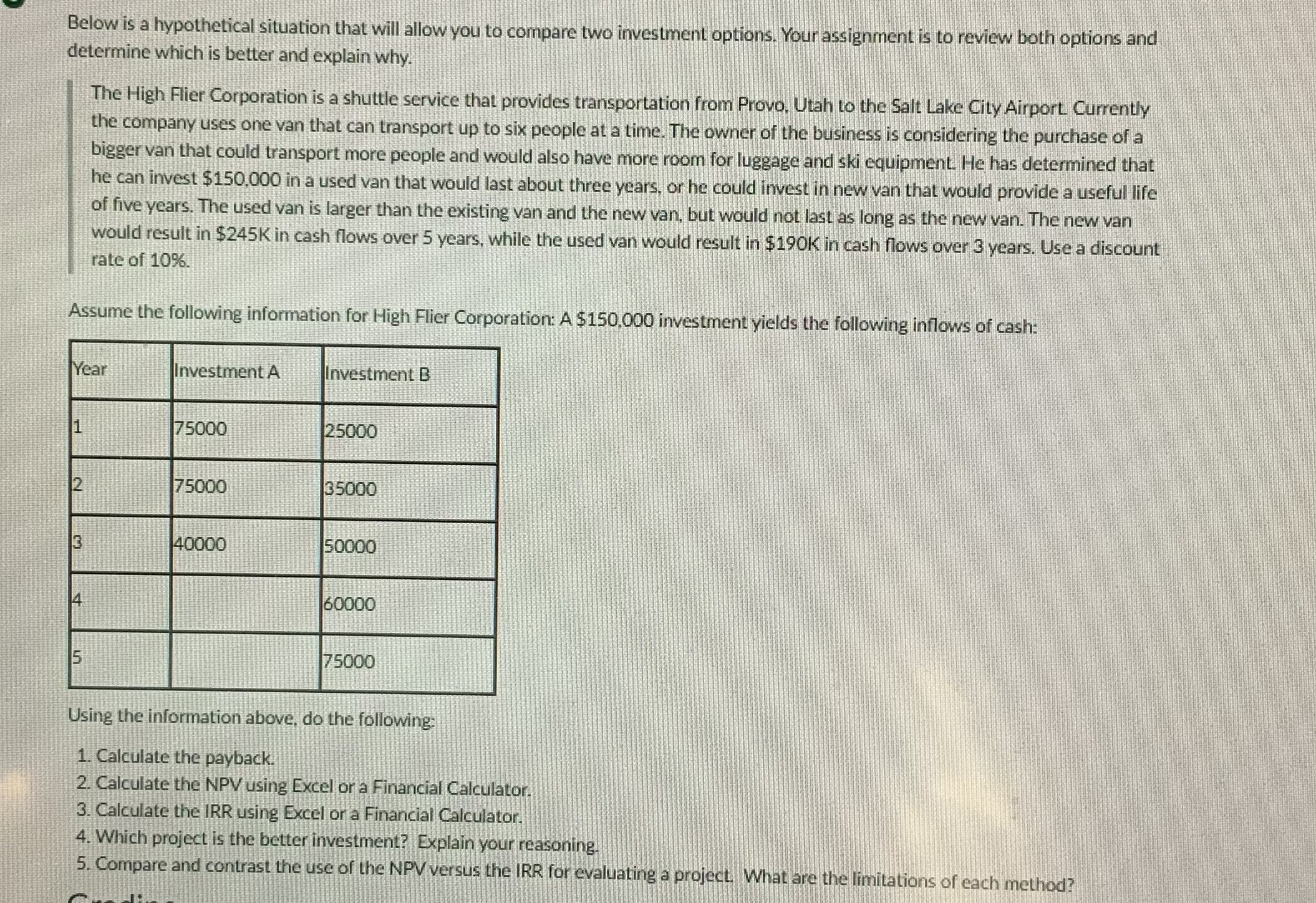 5 questions at the end, thank you! Below is a
