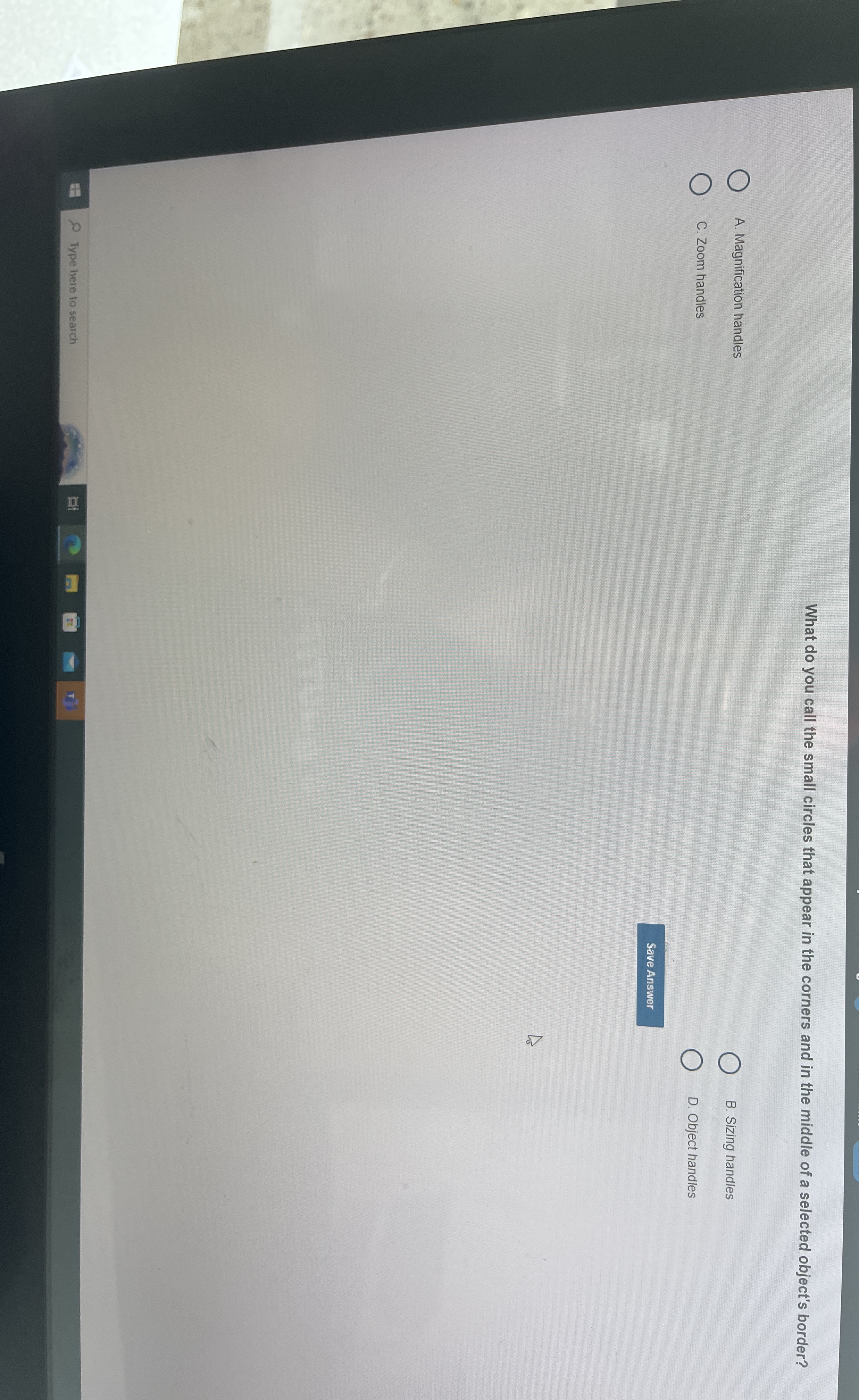 What do you call the small circles that appear in