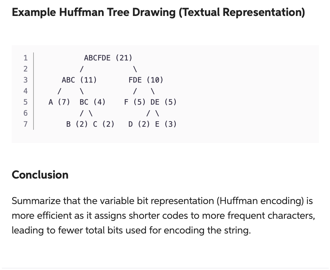 Conclusion Summarize that the variable bit