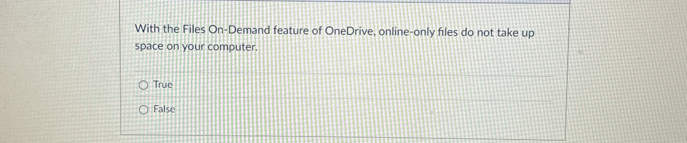 With the Files On - Demand feature of OneDrive,