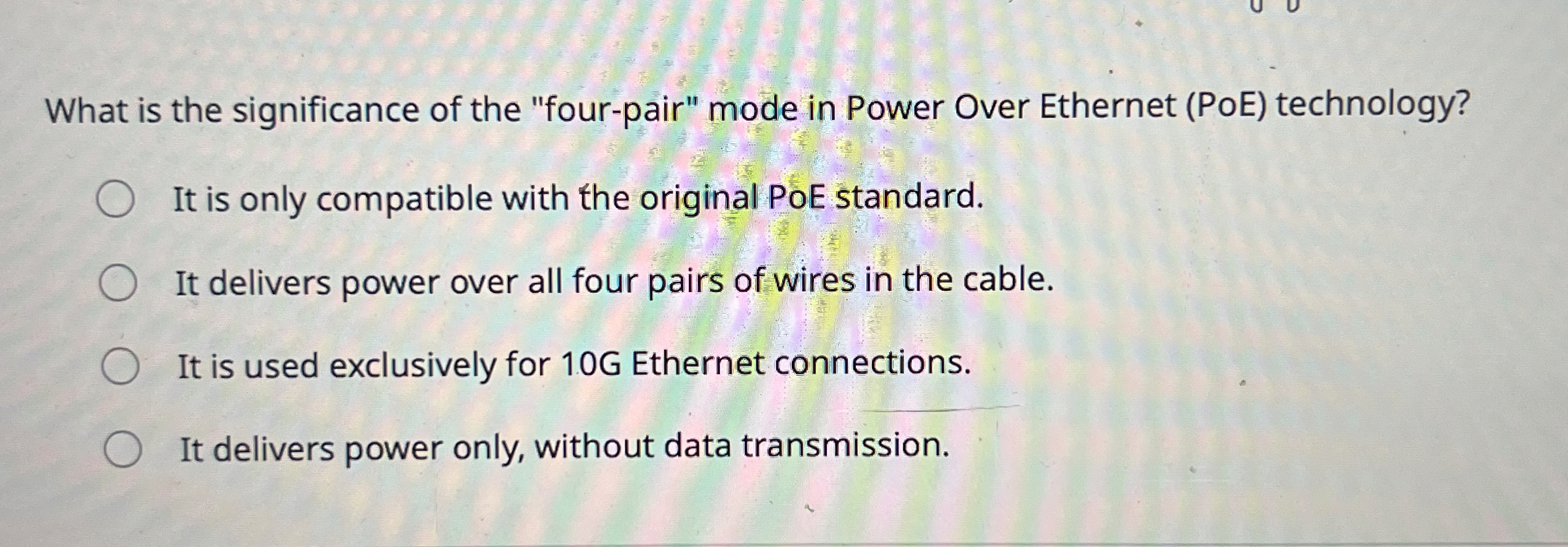 What is the significance of the "four - pair"