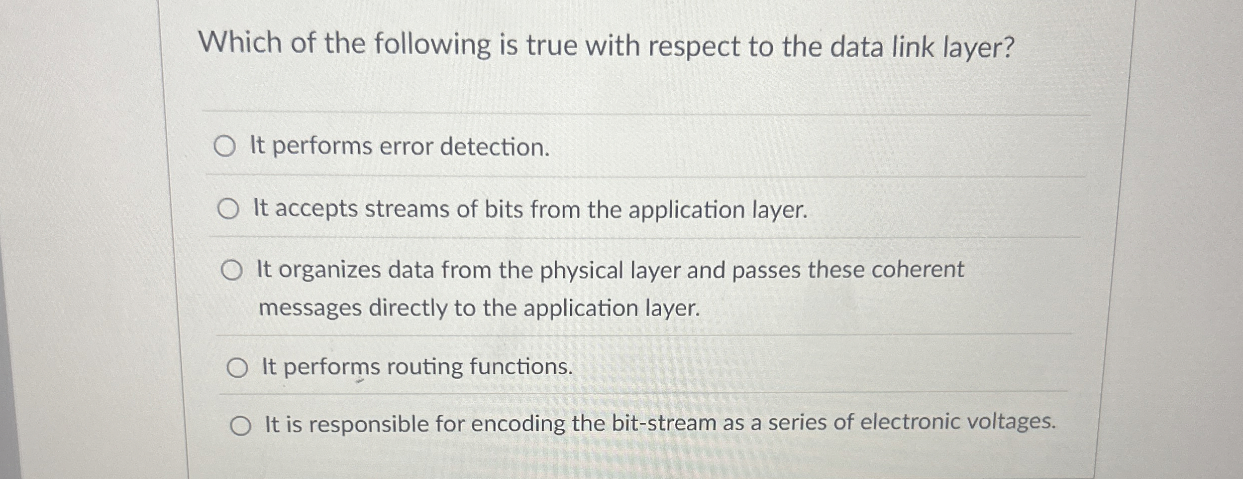 Which of the following is true with respect to