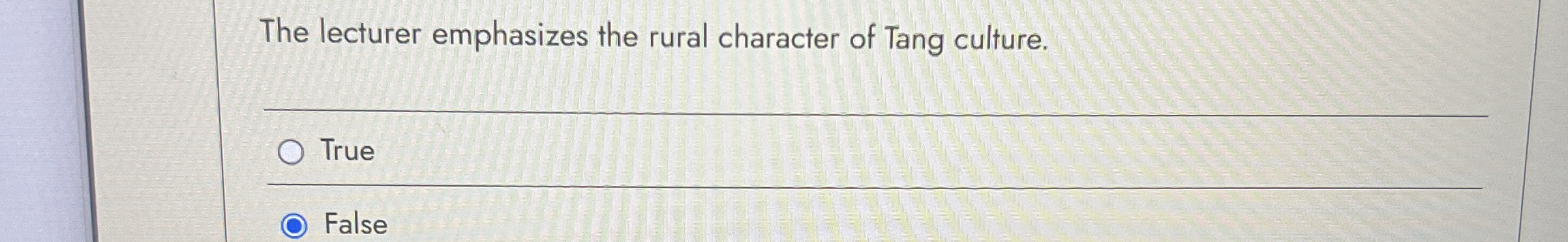 The lecturer emphasizes the rural character of