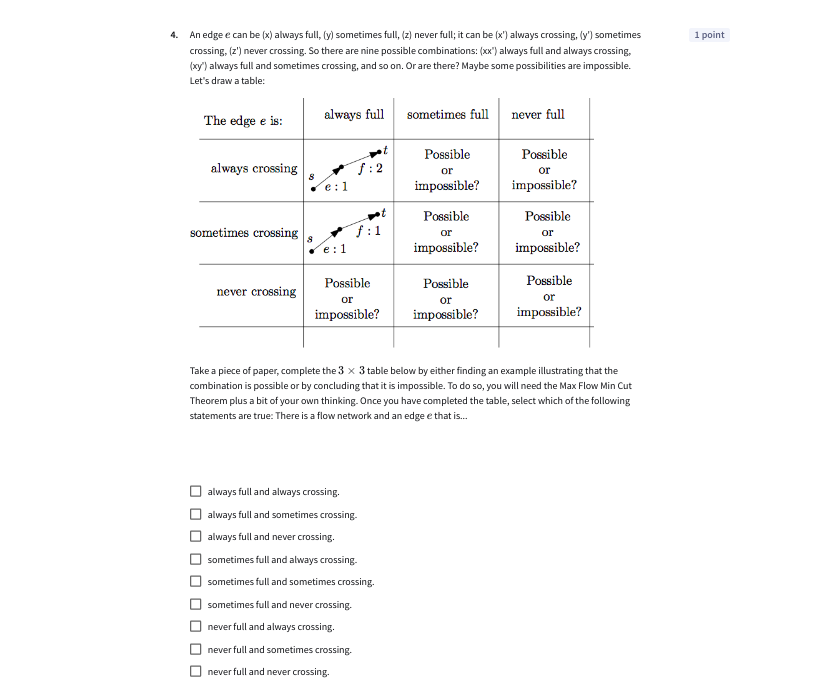 4 . An edge \ ( e \ ) can be ( \ ( x \ ) ) always